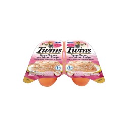 Twins Ton Balıklı, Somonlu ve Tavuklu Kedi Ödül Jölesi 2x35 gr