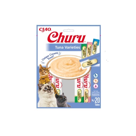 Churu Cream Ton Balıklğı Çeşitleri Kedi Ödül Kreması 20x14 gr