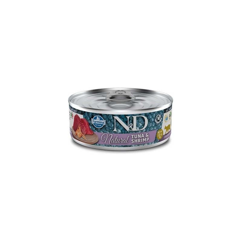 N&D Natural Tuna&Karides Kedi Konserve 80 Gr