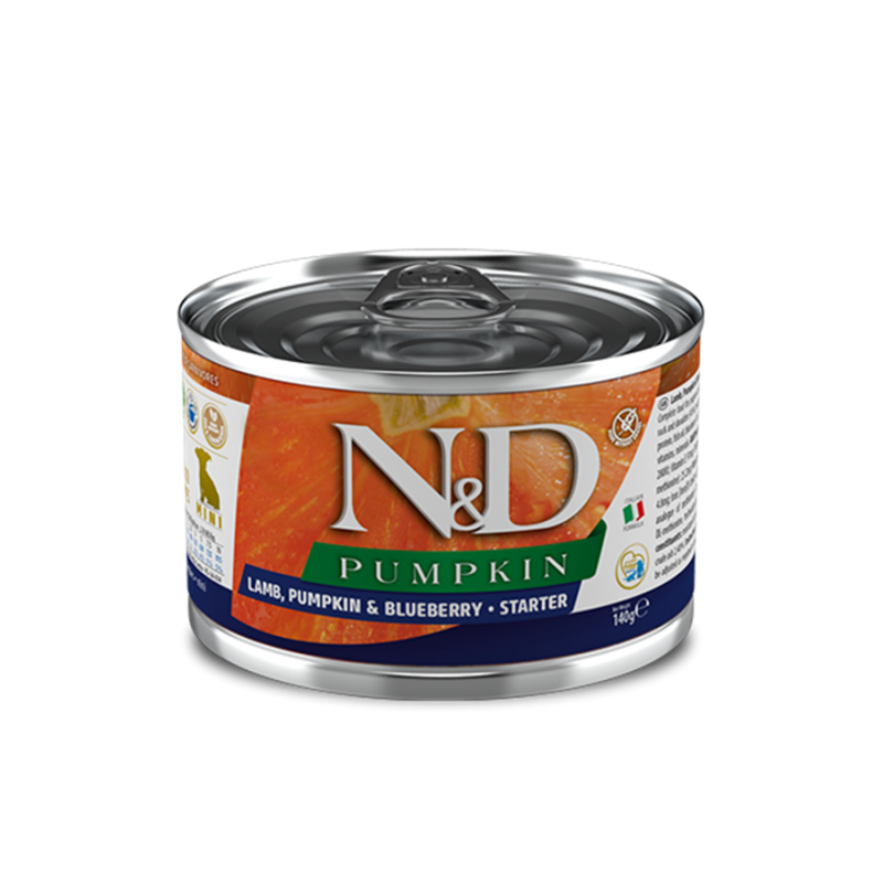 N&D Pumpkın  Kuzu & Yaban Mersini Starter 140 gr