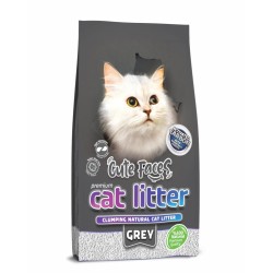 Cute Faces Grey Aktif Karbon Topaklanan İnce Taneli  Kedi Kumu 10L.