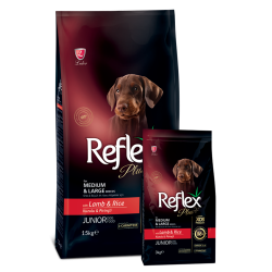 Reflex Plus Dog Medium & Large Junior 3 Kg Lamb