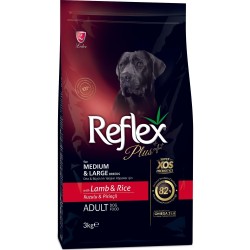Reflex Plus Dog Medium & Large Adult 3 Kg Lamb