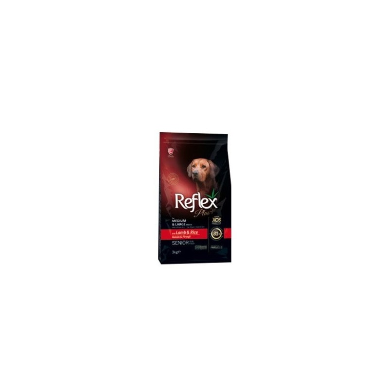Reflex Plus Dog Medium & Large Senior 3 Kg Lamb