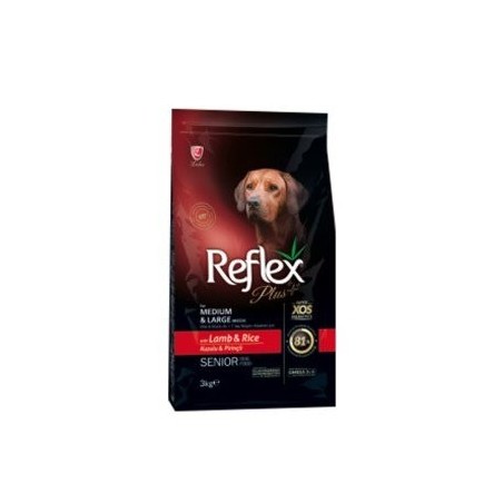 Reflex Plus Dog Medium & Large Senior 3 Kg Lamb