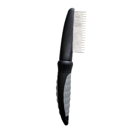 Zampa Plastik Saplı Kademeli  Kıtık Açıcı Tarak Siyah, 22x5cm