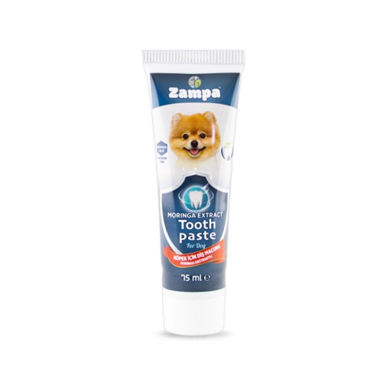 Zampa Köpek İçin Moringa Özlü Nane Aromalı Diş Macunu 75 ml