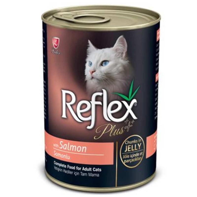 Reflex Kedi Konserve Somon Chunks In Jelly 400 Gr