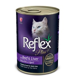 Reflex Kedi Konserve Biftek&Ciğer Chunks In Gravy 400 Gr