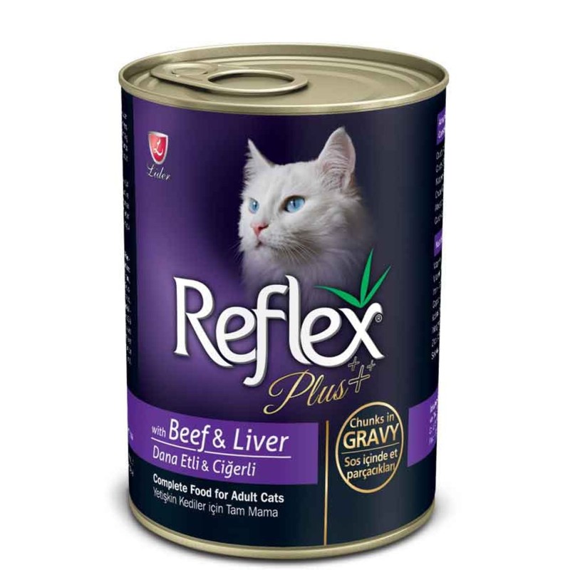 Reflex Kedi Konserve Biftek&Ciğer Chunks In Gravy 400 Gr