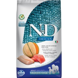N&D Ocean Somon,Mor.&Kavun Adult Med&Maxi 2,5 Kg