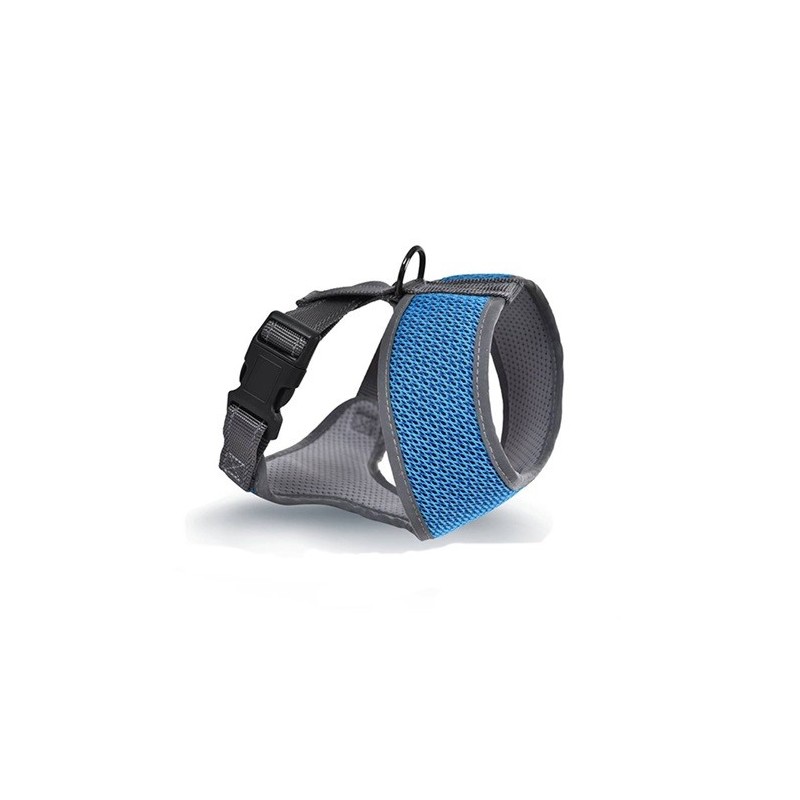 Zampa Finix Köpek Gövde Tasması Mavi Small 28x34-45 Cm