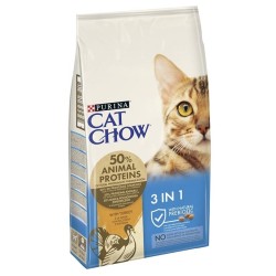 Cat Chow Feline 3ın1 Turkey 15 kg