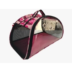 Pet Pretty Şeffaf Çanta Pembe Kamuflaj