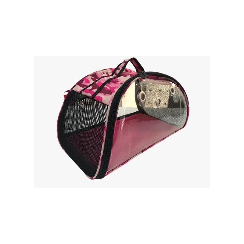 Pet Pretty Şeffaf Çanta Pembe Kamuflaj