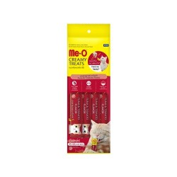 Meo Kremalı Ton Balığı & Domates Lezzetli Krema Kedi Ödülü 4x15 Gr