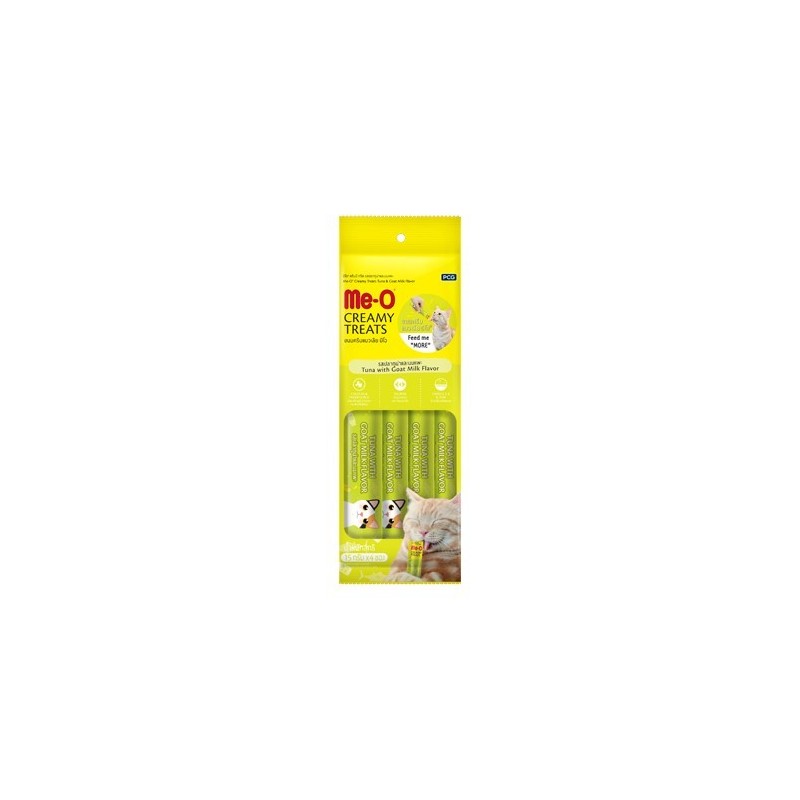Meo Kremalı Ton Balığı & Keçi Sütlü Krema Kedi Ödülü 4x15 Gr