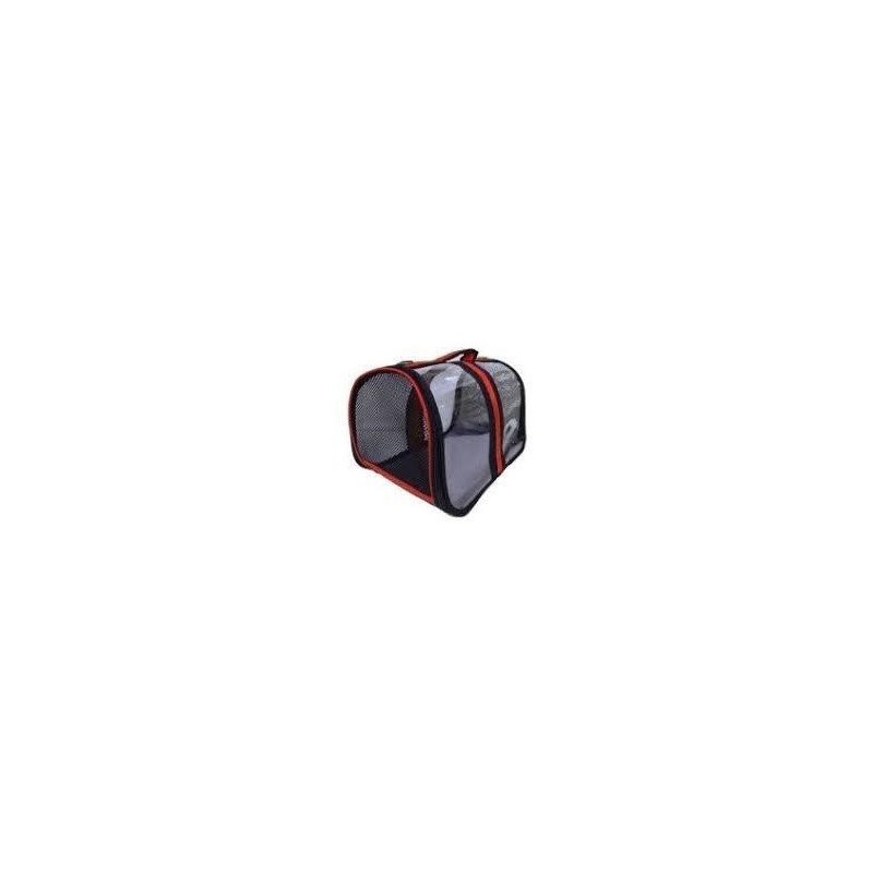 Bacco Milano Şeffaf Çanta Kırmızı 44*28*28 cm