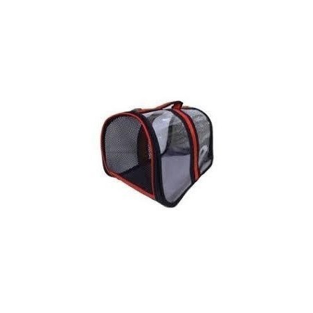 Bacco Milano Şeffaf Çanta Kırmızı 44*28*28 cm