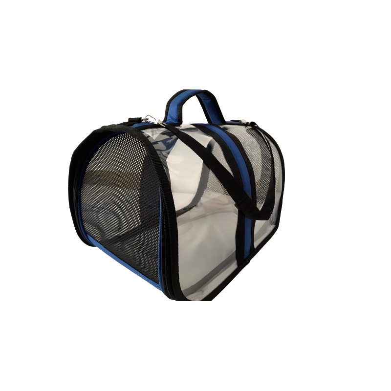 Bacco Milano Şeffaf Çanta Mavi 44*28*28 cm