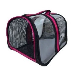 Bacco Milano Şeffaf Çanta Pembe 44*28*28 cm