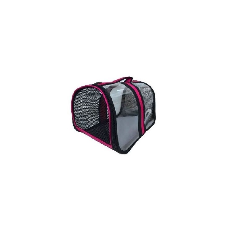 Bacco Milano Şeffaf Çanta Pembe 44*28*28 cm