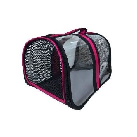 Bacco Milano Şeffaf Çanta Pembe 44*28*28 cm
