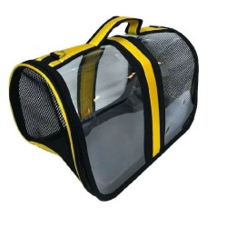 Bacco Milano Şeffaf Çanta Sarı 44*28*28 cm