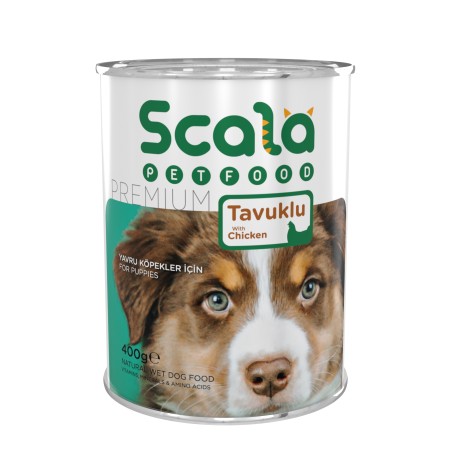 Scala Tavuklu Yavru Köpek Konservesi 400 gr
