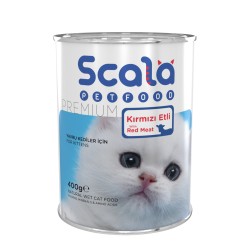 Scala Kırmızı Etli Yavru Kedi Konservesi 400 gr