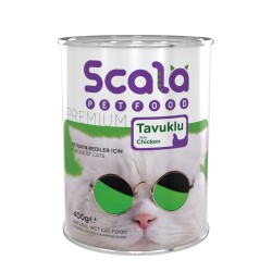 Scala Tavuklu Yetişkin Kedi Konservesi 400 gr