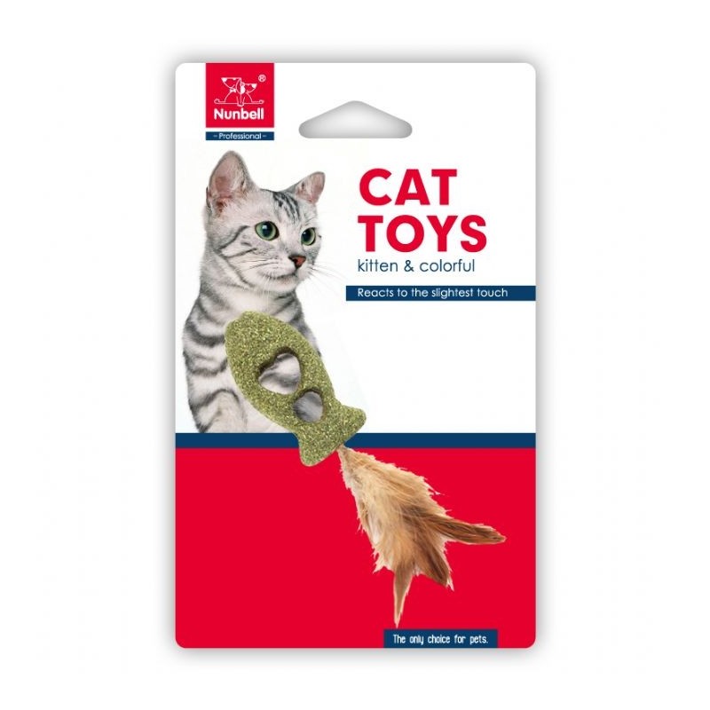 Nunbell Kedi Oyuncagi Catnip Balik