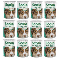 Scala Tavuklu Yavru Köpek Maması  Konservesi 12 Adet 400 gr