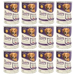 Daisy Premium Pet Kuzu Etli Yetişkin Köpek Maması Konservesi 12 Adet 400 Gr