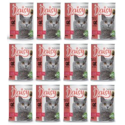 Daisy Kuzu Etli Yetişkin Tahılsız Kedi Maması  Konservesi 12 Adet 400 gr