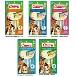 Churu Tavuklu Mix  Köpek Ödül Krema Maması 4x14 Gr 5 Paket