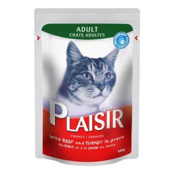 Plaısır Pouch Beef & Turkey 100 gr