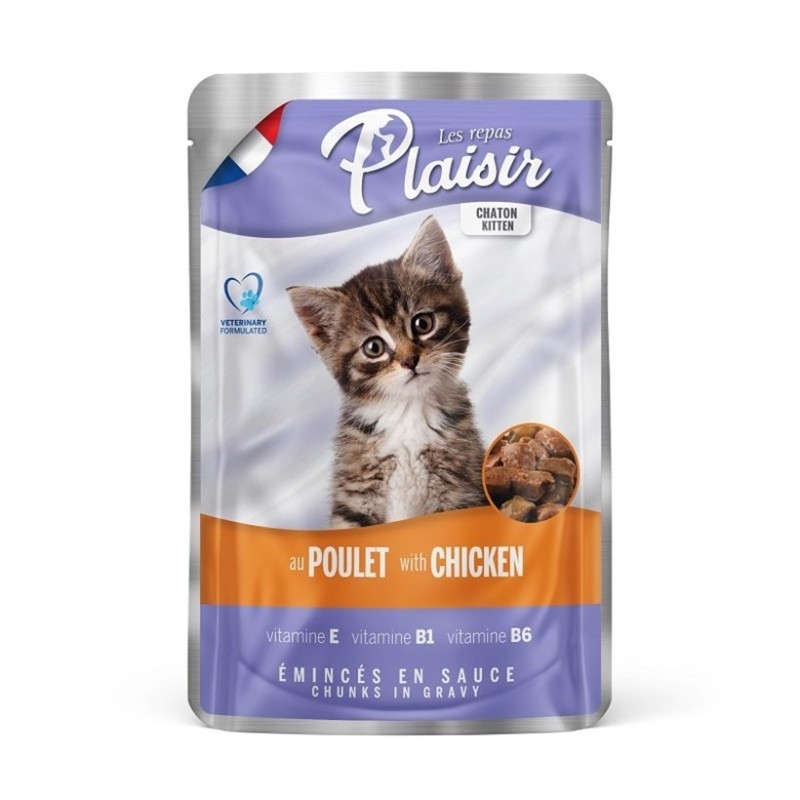 Plaısır Pouch Kitten Chicken 100 gr