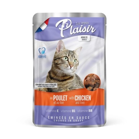 Plaısır Pouch Chicken & Liver 100 gr