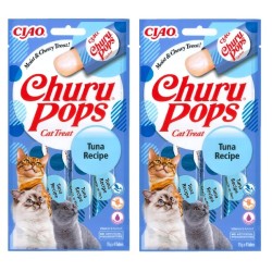 Churu Pops Ton Balıklı Kedi Ödül Kreması 4x2 Paket