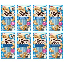 Churu Bites Tavuk,Deniz Taraklı ve Ton Balıklı Kedi Ödül Maması 3x8 Paket