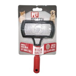 Pet Pretty Kedi Ve Köpekler İçin Çift Taraflı Fırça Özel Uç Kaplamalı