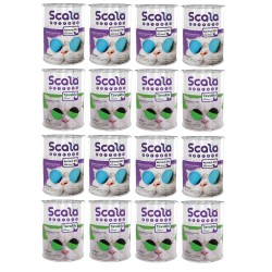Scala Yetişkin Mix Kedi Maması Konservesi 12 Adet  400 gr