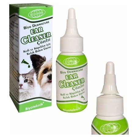 Biyoteknik Dermacure Ear Cleanner Kedi Ve Köpekler İçin Kulak Temizleme Solüsyonu 50 Ml
