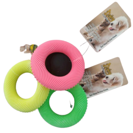Plastik Simit Köpek Oyuncağı