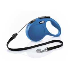 Flexi Classic Medium 25 Kg  A Kadar Köpekler İçin 5 Metre Lacivert Otomatik Gezdirme