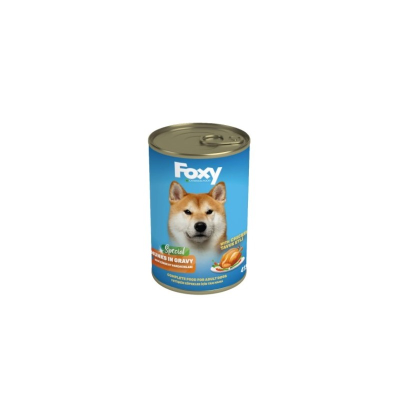 Foxy Gravy Soslu Tavuk Etli Köpek Konservesi 415 Gr