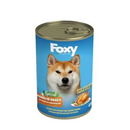 Foxy Gravy Soslu Tavuk Etli Köpek Konservesi 415 Gr
