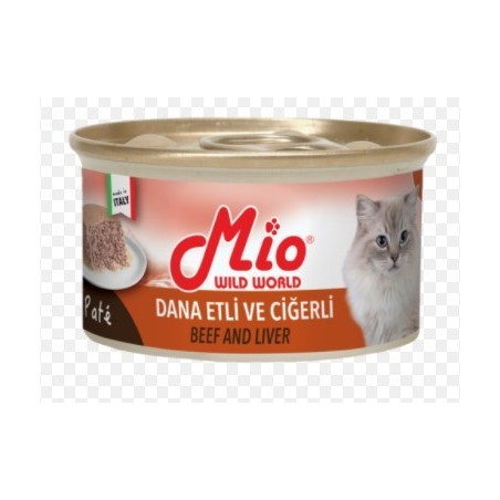 Mio 85 Gr Kedi - Dana Etli Ve Ciğerli - Püre