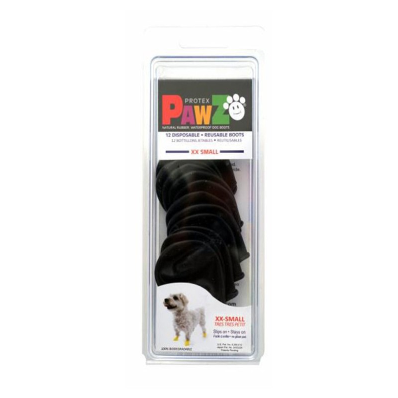 Pawz Siyah Xxsmall Köpek Galoşu